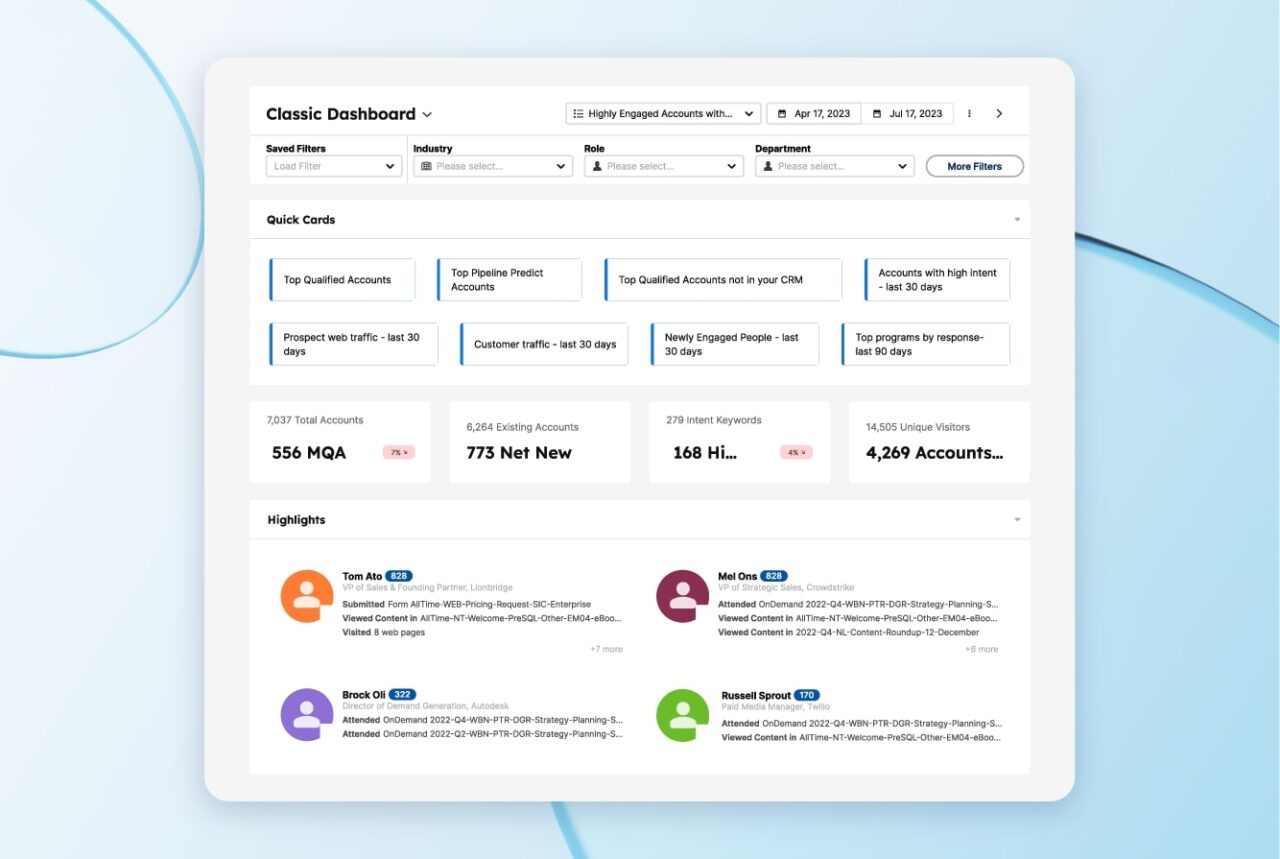 Demandbase One for Marketing Overview