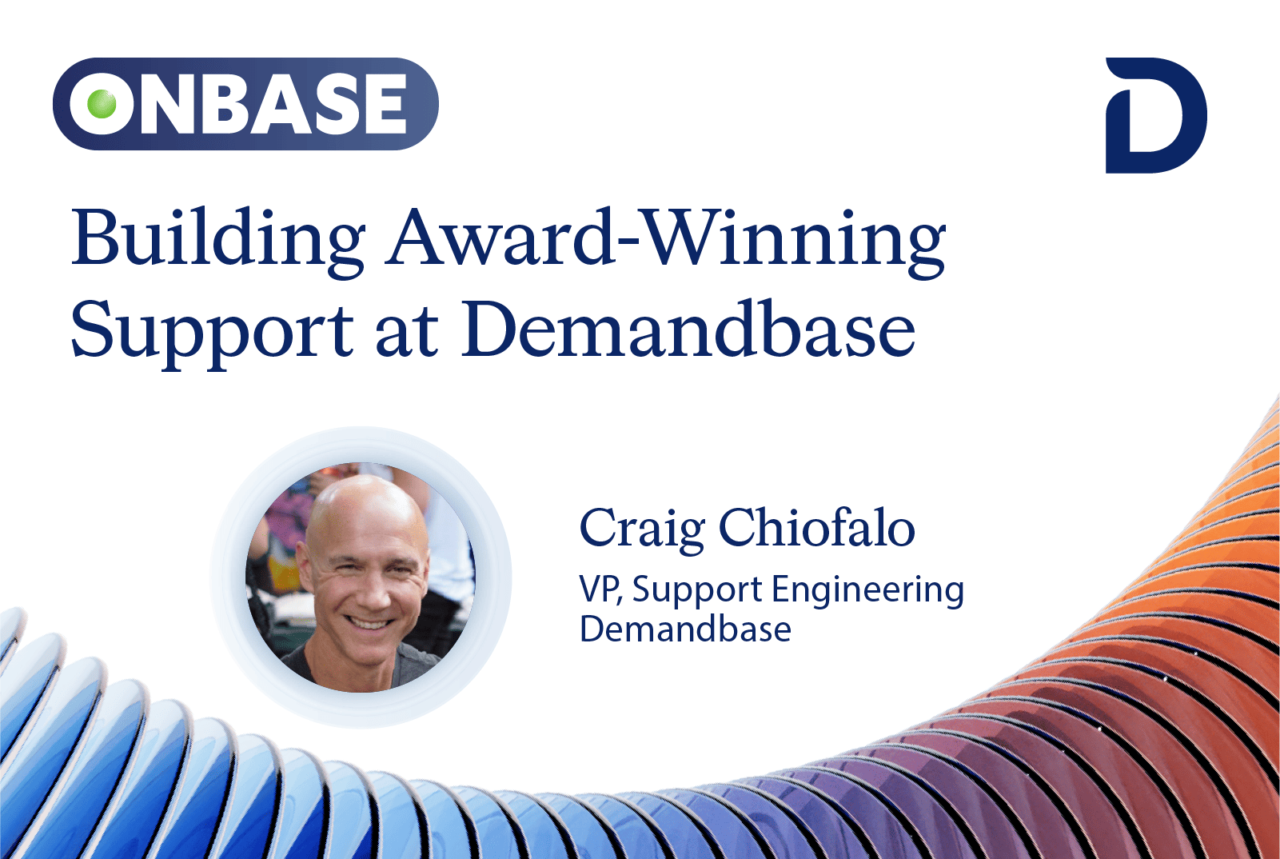 Beyond the Ticket: Building Award-Winning Support at Demandbase